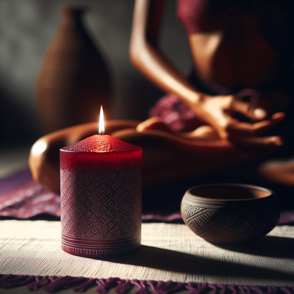 red candle meditation