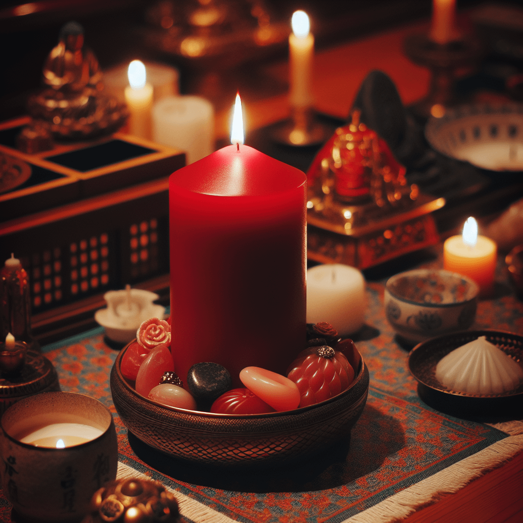 red candle meditation